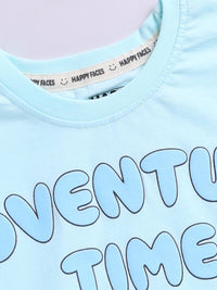 Happy Faces Boys Snoopy Printed Pure Cotton T-shirt