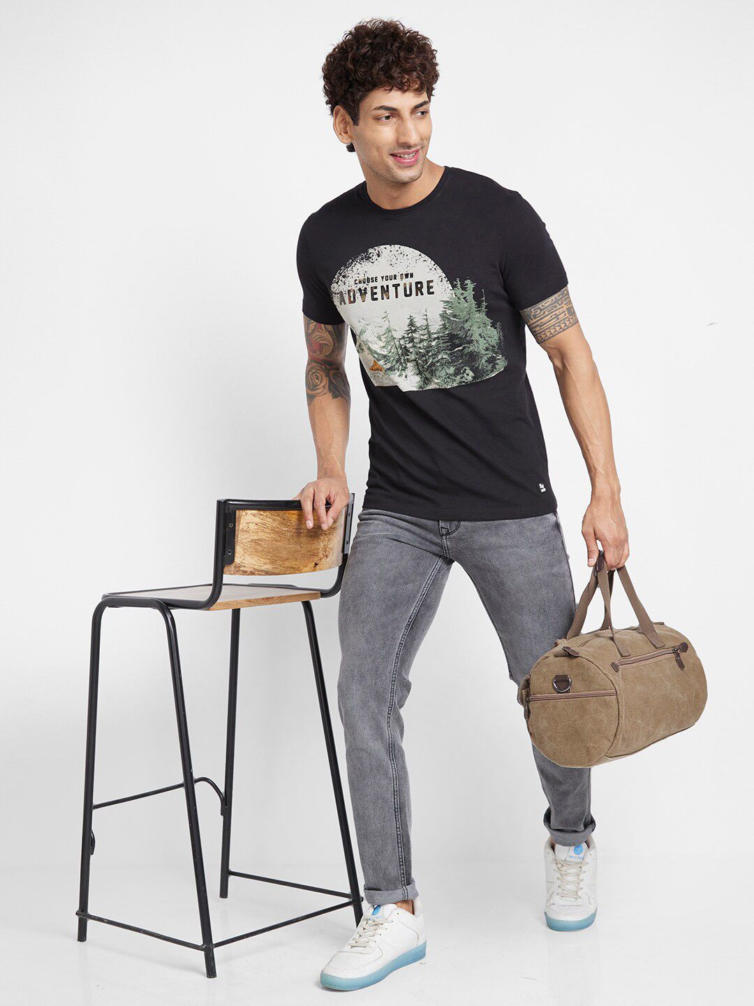 Being Human Graphic Printed T-shirt