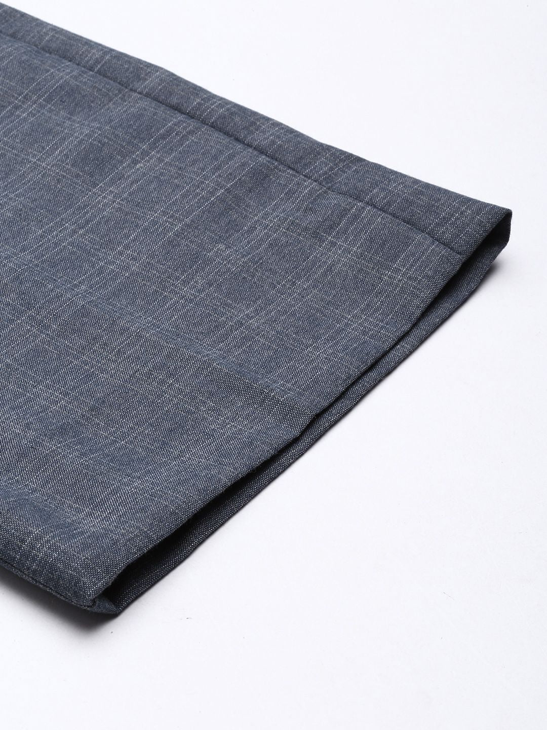 Park Avenue Men Checked Formal Trousers