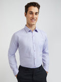 Raymond Self Design Slim Fit Pure Cotton Formal Shirt