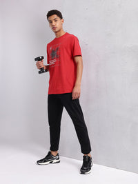 HRX by Hrithik Roshan Typography Print Training T-shirt