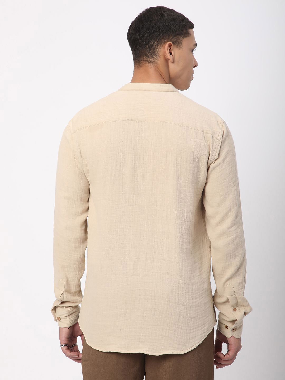 VASTRADO Men Woven Design Anarkali Kurta