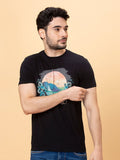 Being Human Graphic Printed Round Neck Casual T-shirt
