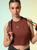 HRX by Hrithik Roshan ACTIVE-GODDESS Racer back Rapid Dry Training Tank Crop Top