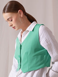 STREET 9 V-Neck Sleeveless Waistcoat