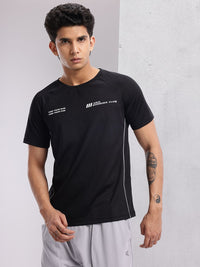 HRX by Hrithik Roshan Men Typography Printed Rapid-Dry Running T-shirt