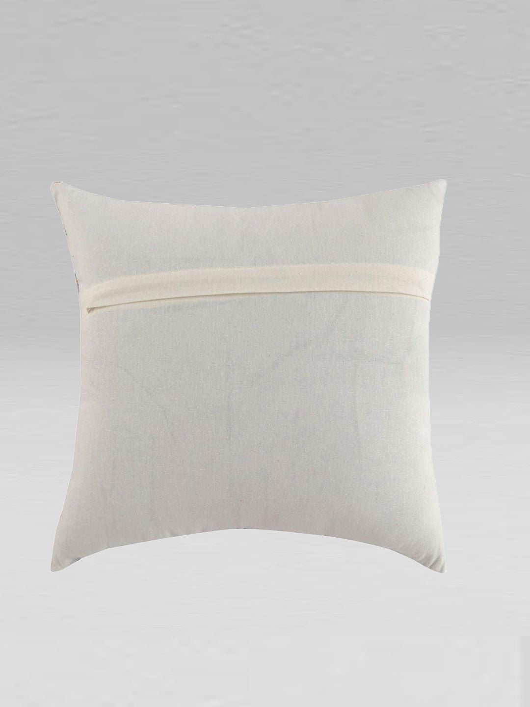 STITCHNEST Green & White Set of 5 Geometric Square Cushion Covers