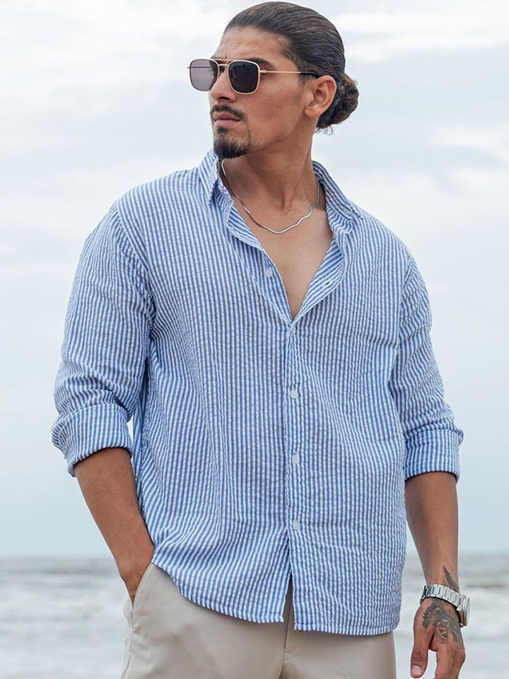 Powerlook Men Micro Checks Opaque Checked Casual Shirt