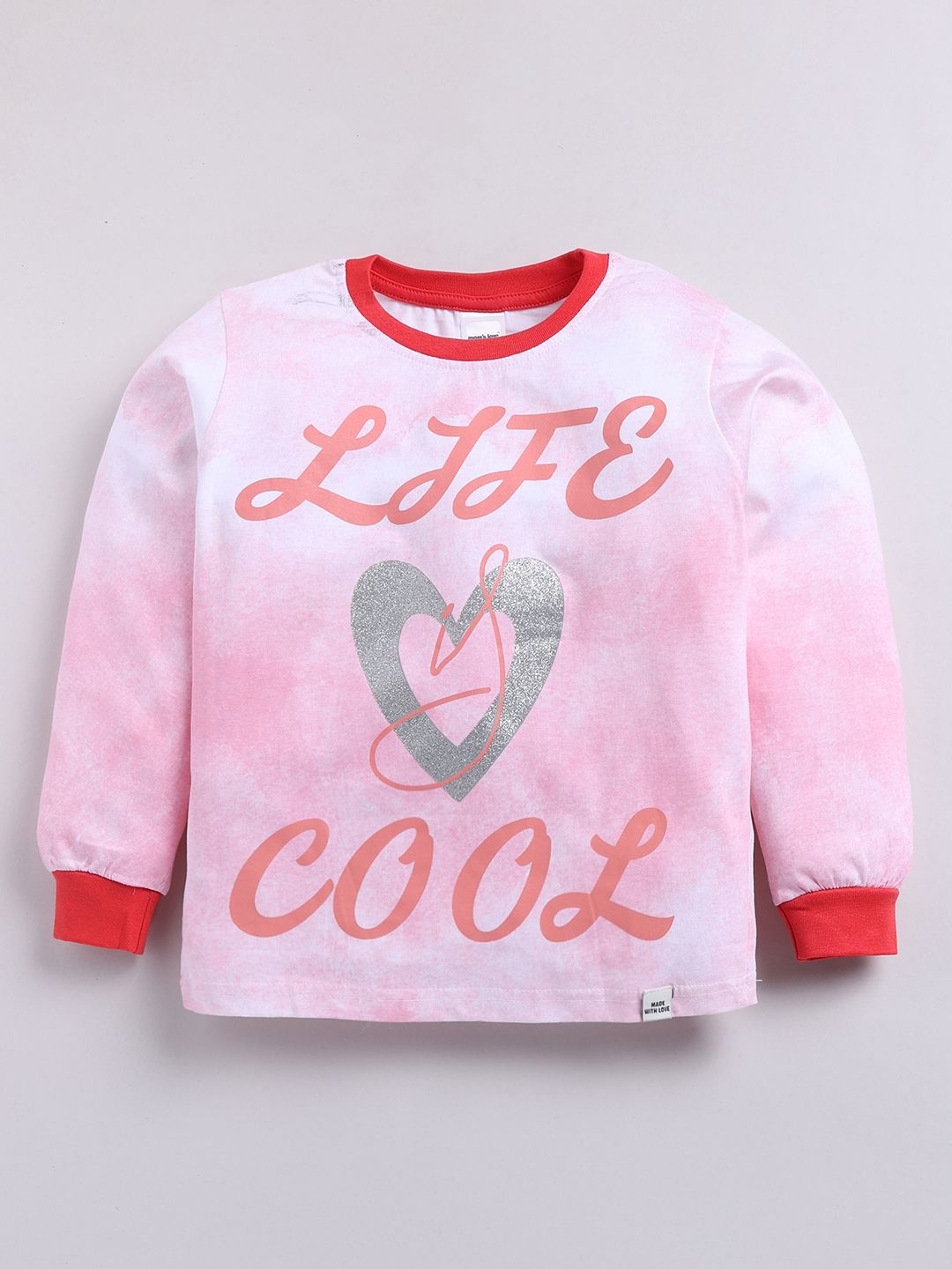 Moms Love Girls Printed Sweatshirt With Joggers