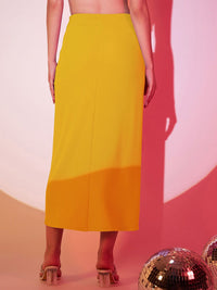 Berrylush High Rise Tulip Maxi Skirt