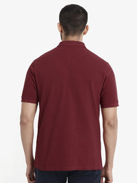 RARE RABBIT Men Polo Collar T-shirt