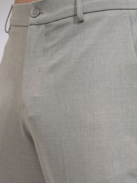 HIGHLANDER Men Corduroy Textured Smart Formal Pant