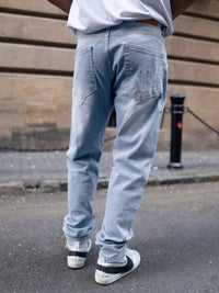 Powerlook Men Light Blue Regular Fit Denim Jeans