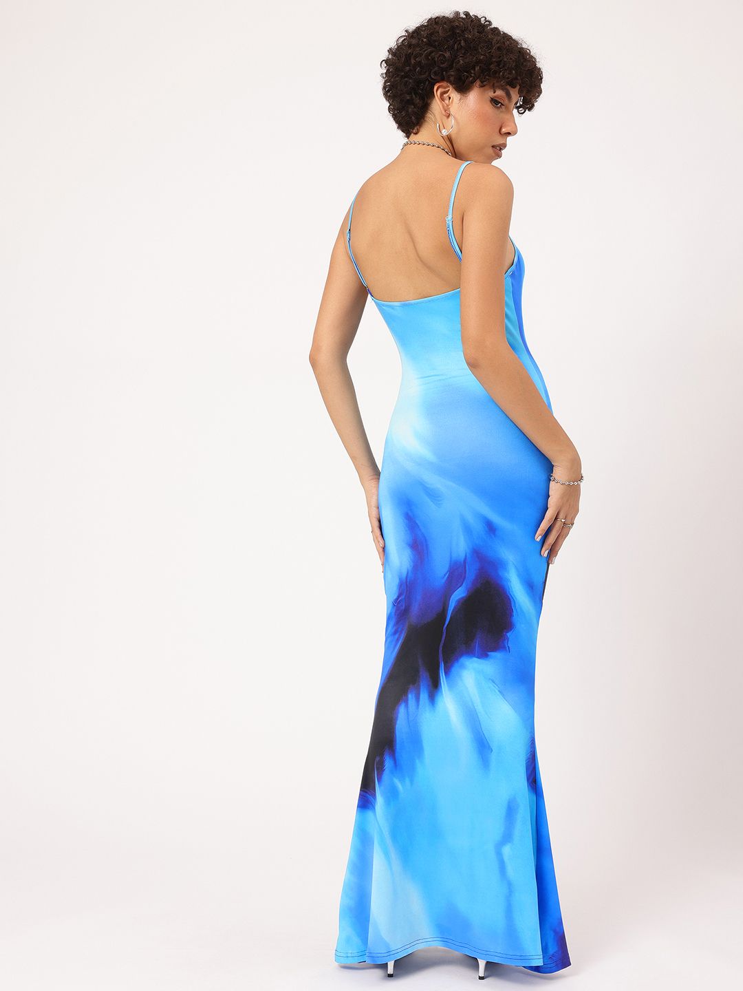 DressBerry Sky Sweet Glam Dyed Bodycon Maxi Dress