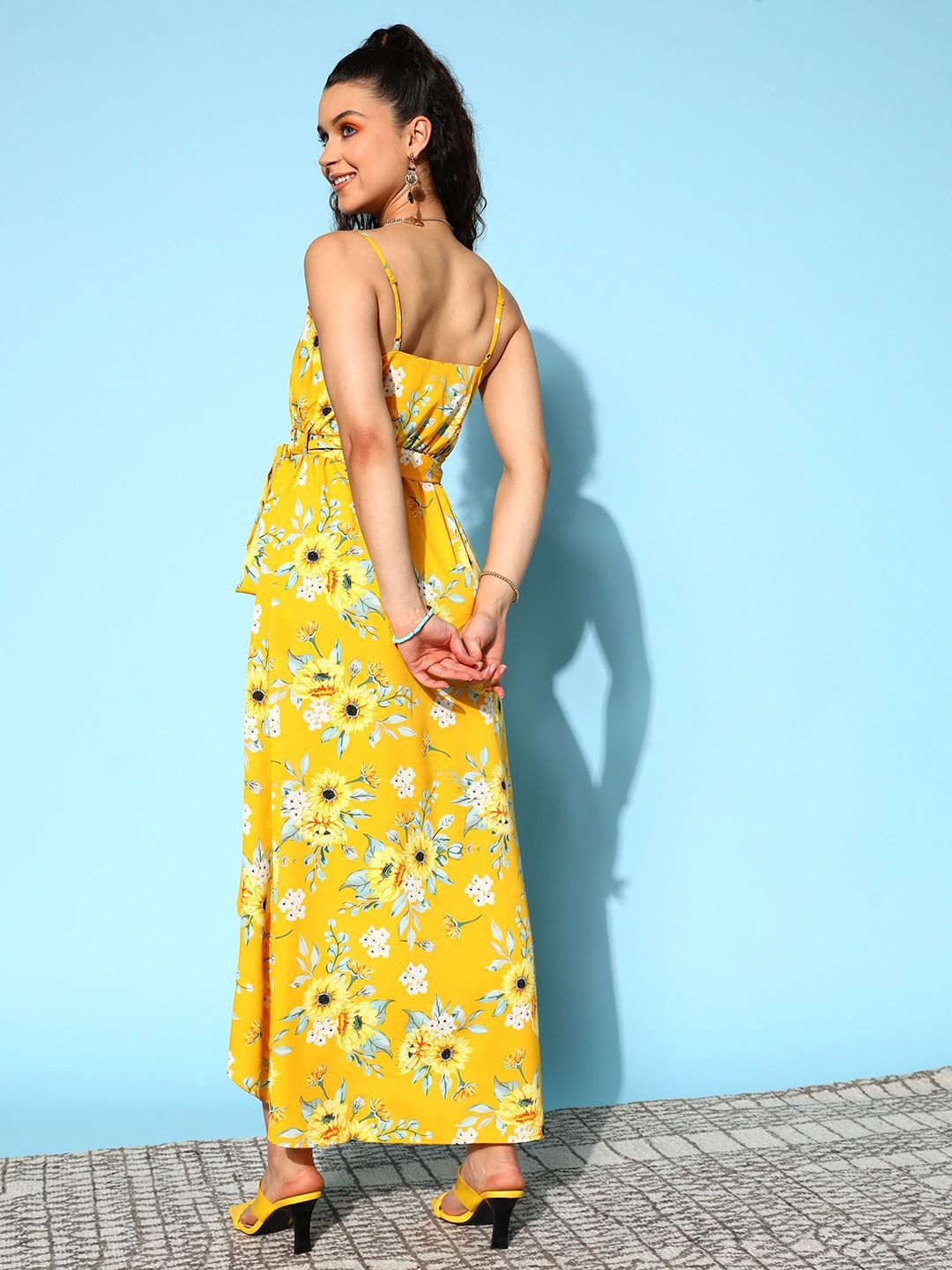 Berrylush Floral Print Maxi Dress