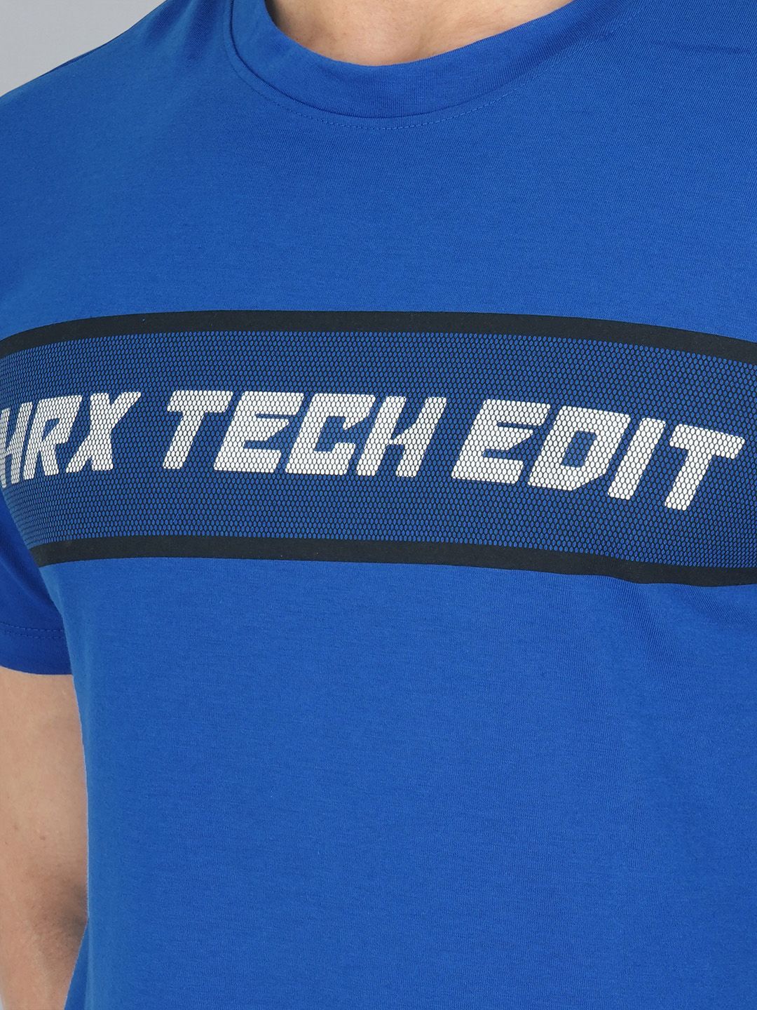 HRX by Hrithik Roshan Regular-Fit Brand Logo Print T-shirt