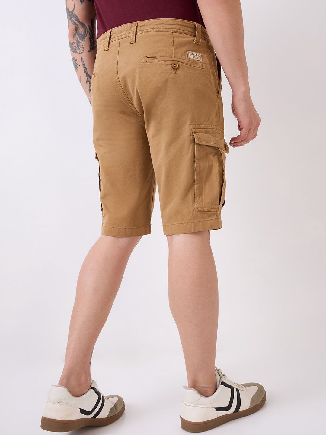 SPYKAR Men Cotton Cargo Shorts