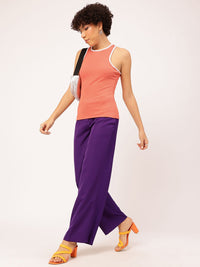 DressBerry Retro Racer Ribbed Tank Top