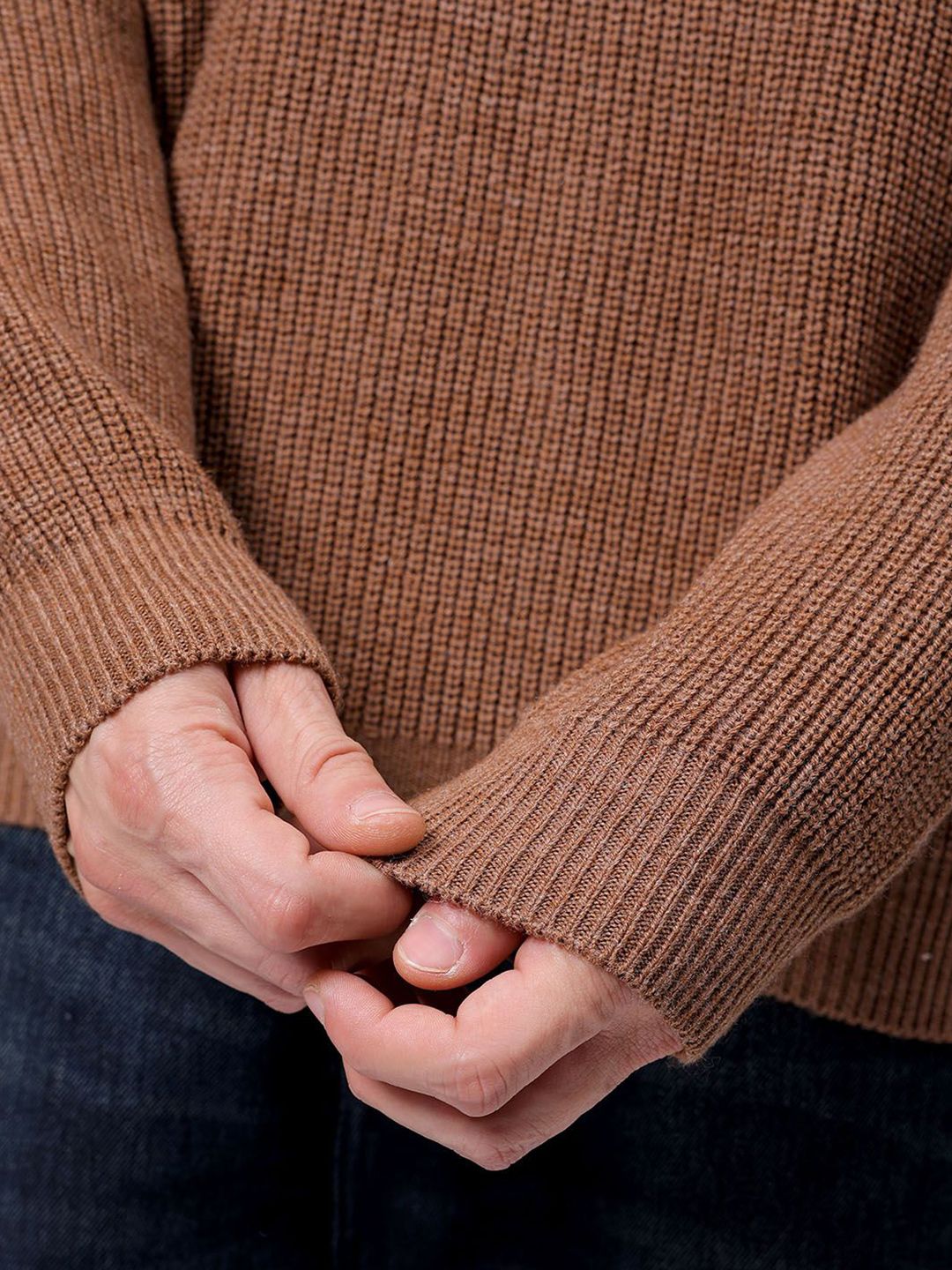 Garaj India co lelaki longline pullover