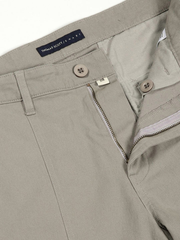 Thomas Scott Men Smart Easy Wash Regular Fit Mid-Rise Cargos