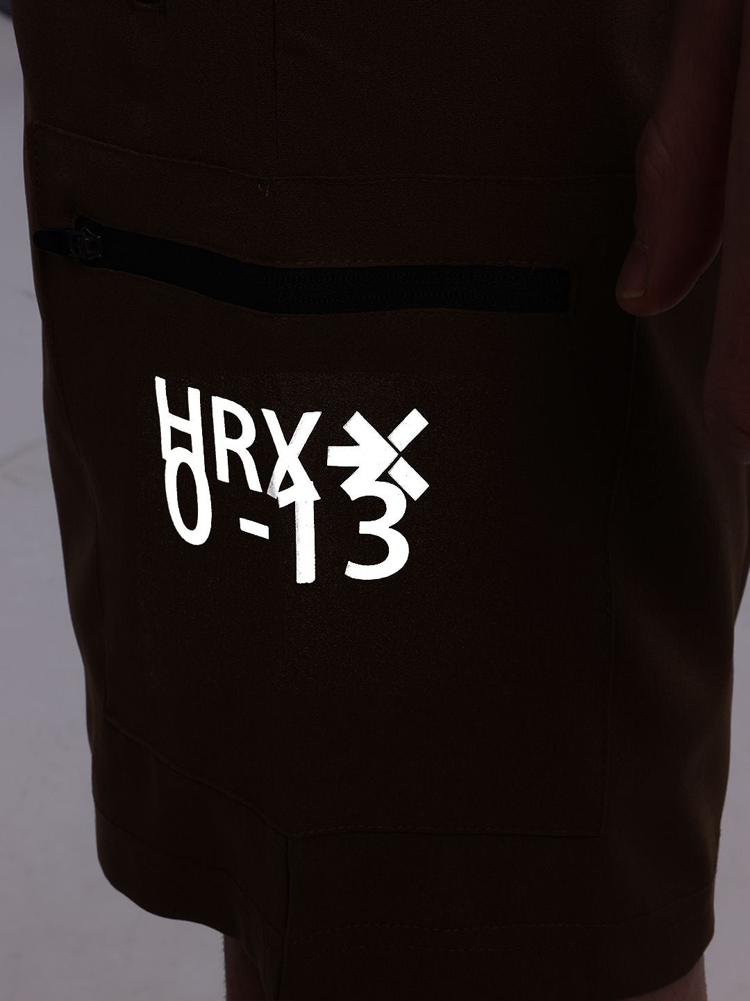 HRX by Hrithik Roshan Men Brand Logo Print Detail Mid-Rise Training Shorts