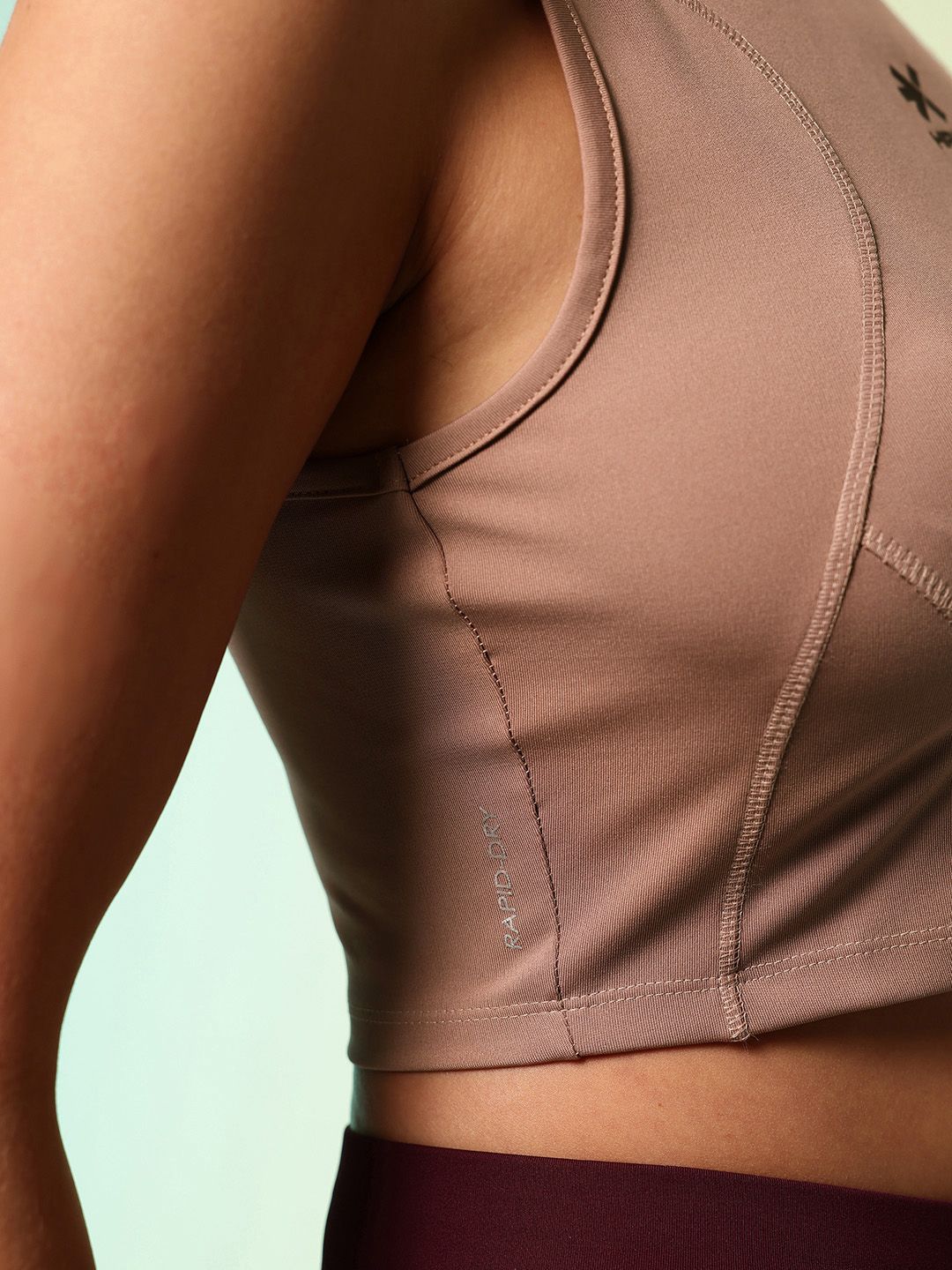 HRX by Hrithik Roshan ACTIVE-GODDESS Racer back Rapid Dry Training Tank Crop Top