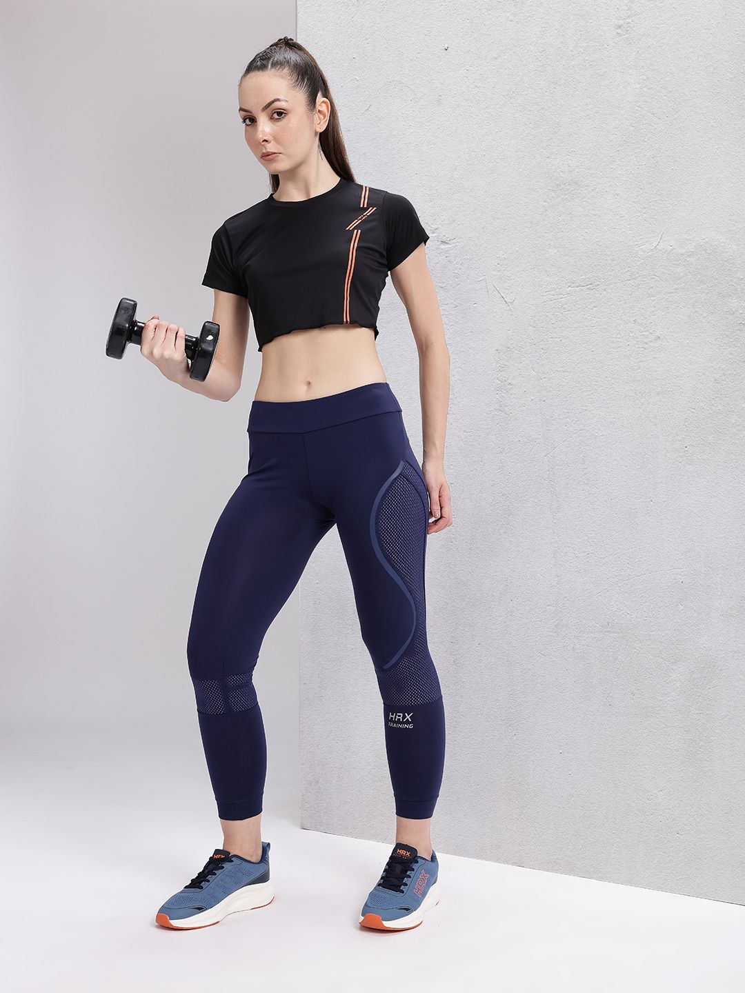 HRX by Hrithik Roshan Rapid-Dry Crop Training T-shirt