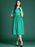 DressBerry Floral Lace Fit & Flare Dress