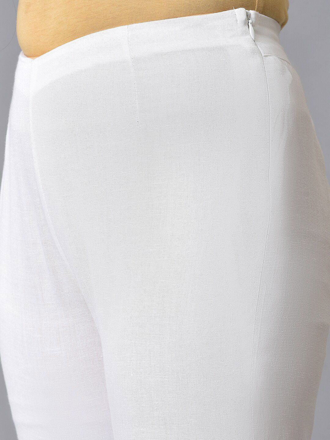 W Paneled Floral Printed Straight Kurta with Trousers