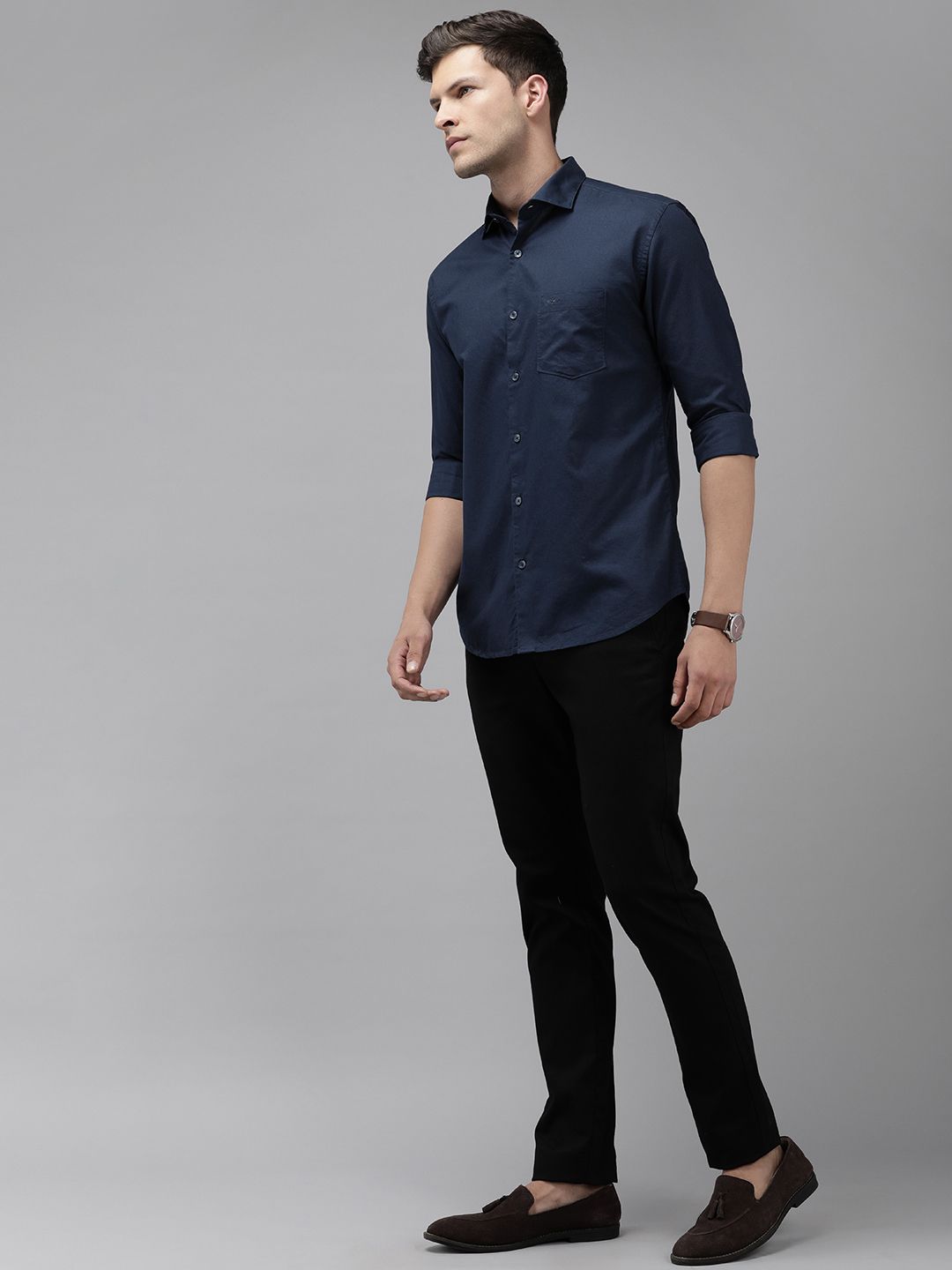 Park Avenue Pure Cotton Slim Fit Opaque Shirt