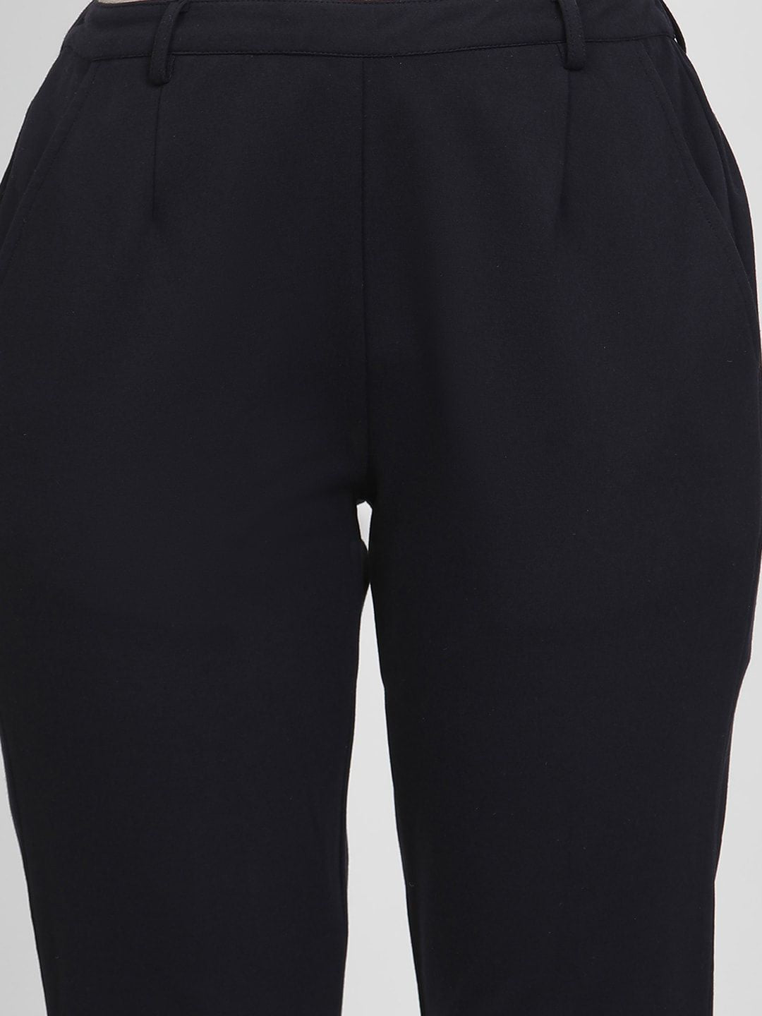 W Women Slim Fit Mid-Rise Regular Trousers