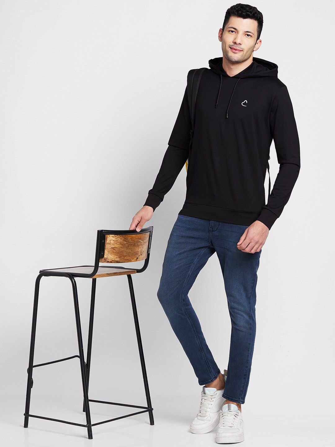 Being Human Hooded Cotton Pullover