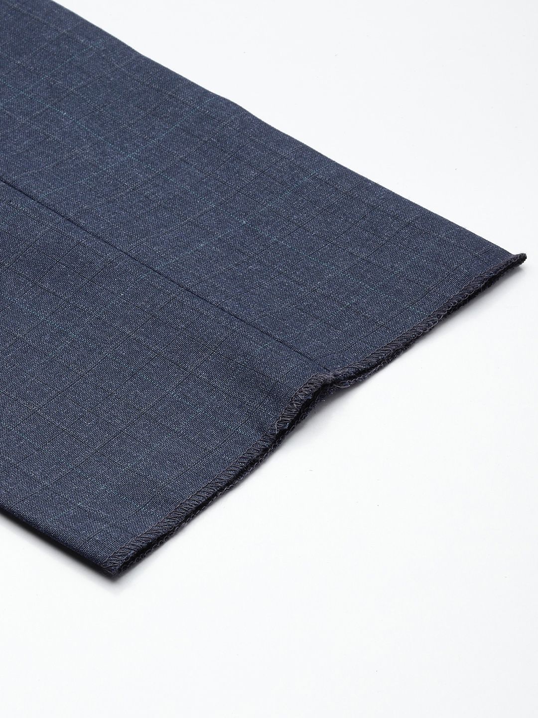 Raymond Men Checked Slim Fit Formal Trousers