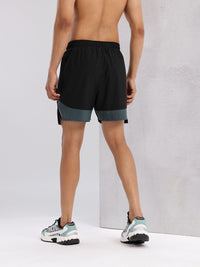 HRX by Hrithik Roshan Men Colourblocked Rapid-Dry Running Shorts