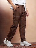 Campus Sutra Men Solid Comfort Trousers