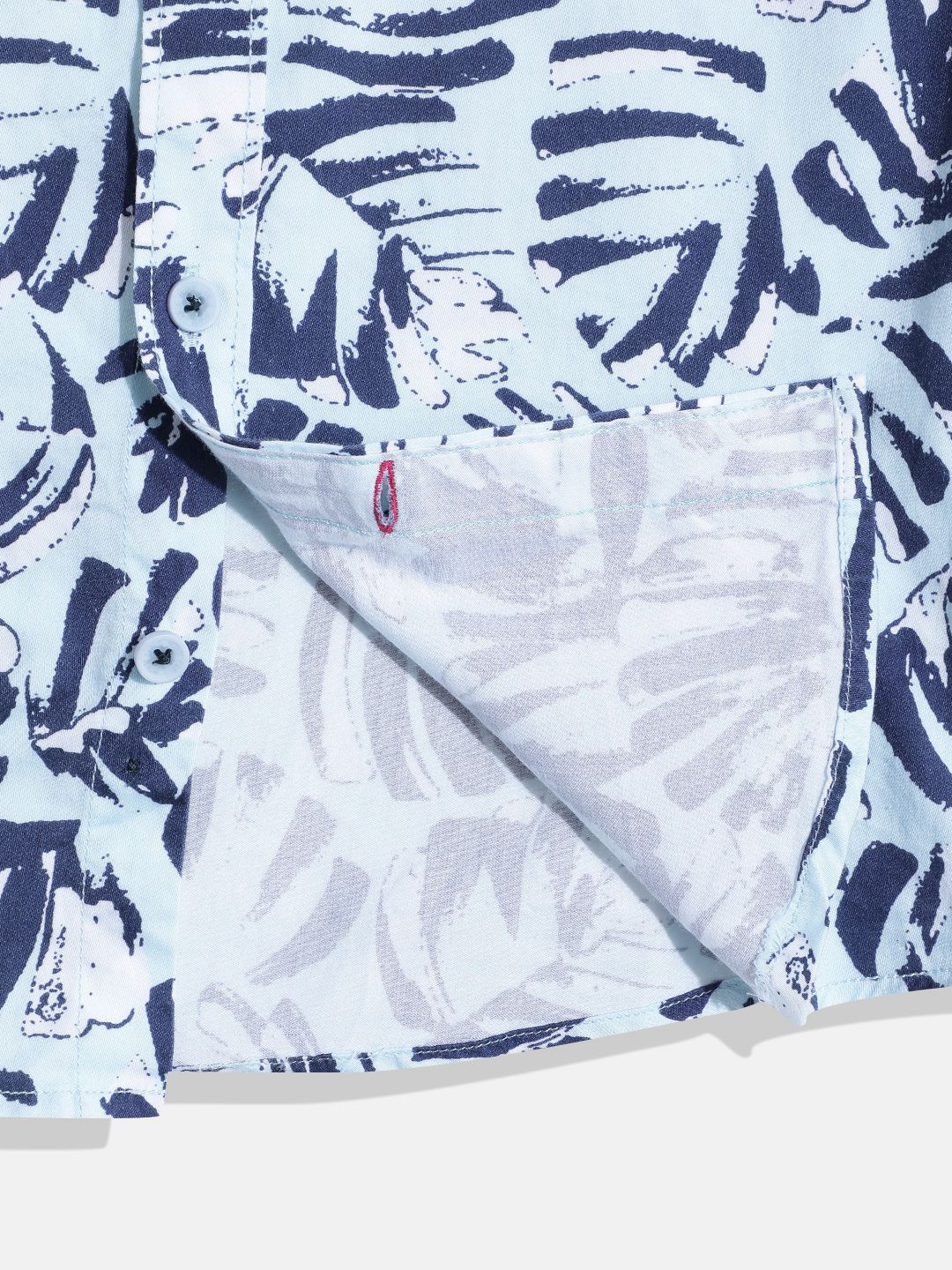 Monte Carlo Boys Printed Smart Fit Shirt