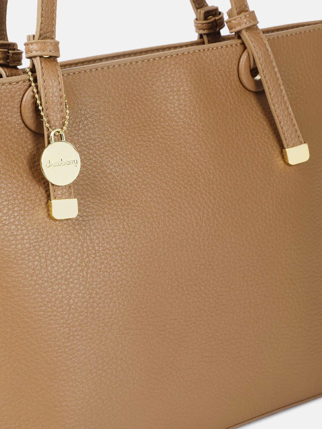 DressBerry Textured Structured Shoulder Bag