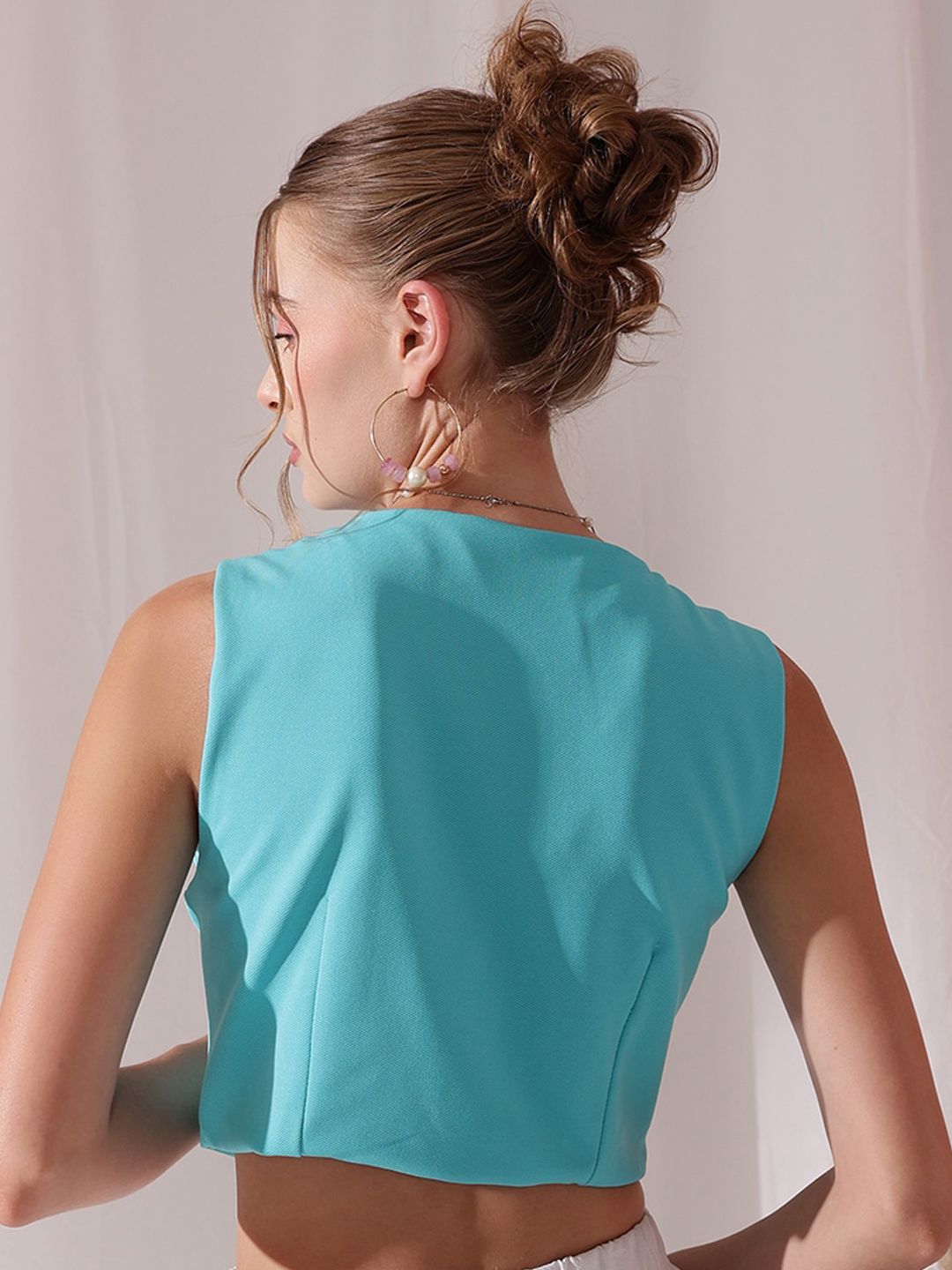 STREET 9 V-Neck Sleeveless Waistcoat