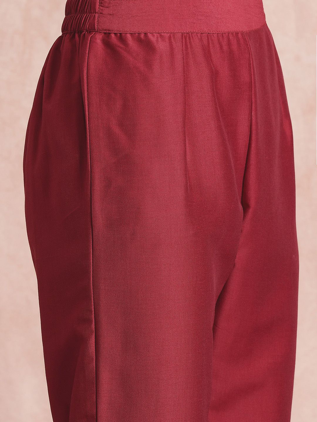 all about you Pleated Anarkali Kurta with Trousers & Dupatta