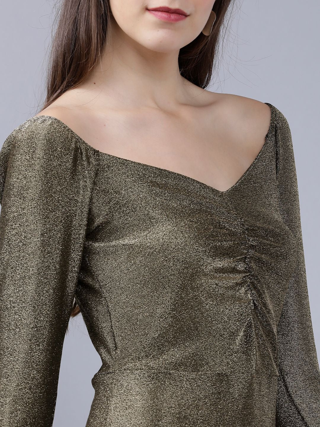 Tokyo Talkies Bodycon Shimmer Dress