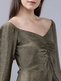 Tokyo Talkies Bodycon Shimmer Dress