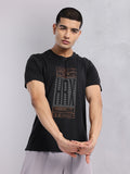 HRX by Hrithik Roshan Brand Logo Print Training T-shirt