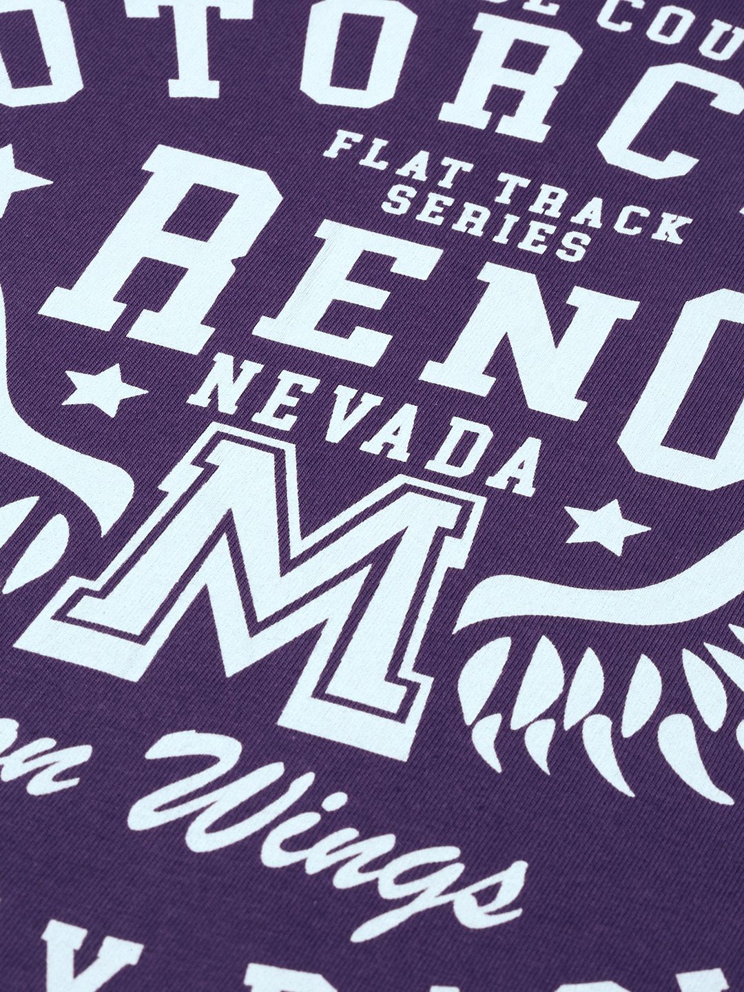 DILLINGER Men Navy Blue Typography Printed Pure Cotton Oversized T-shirt