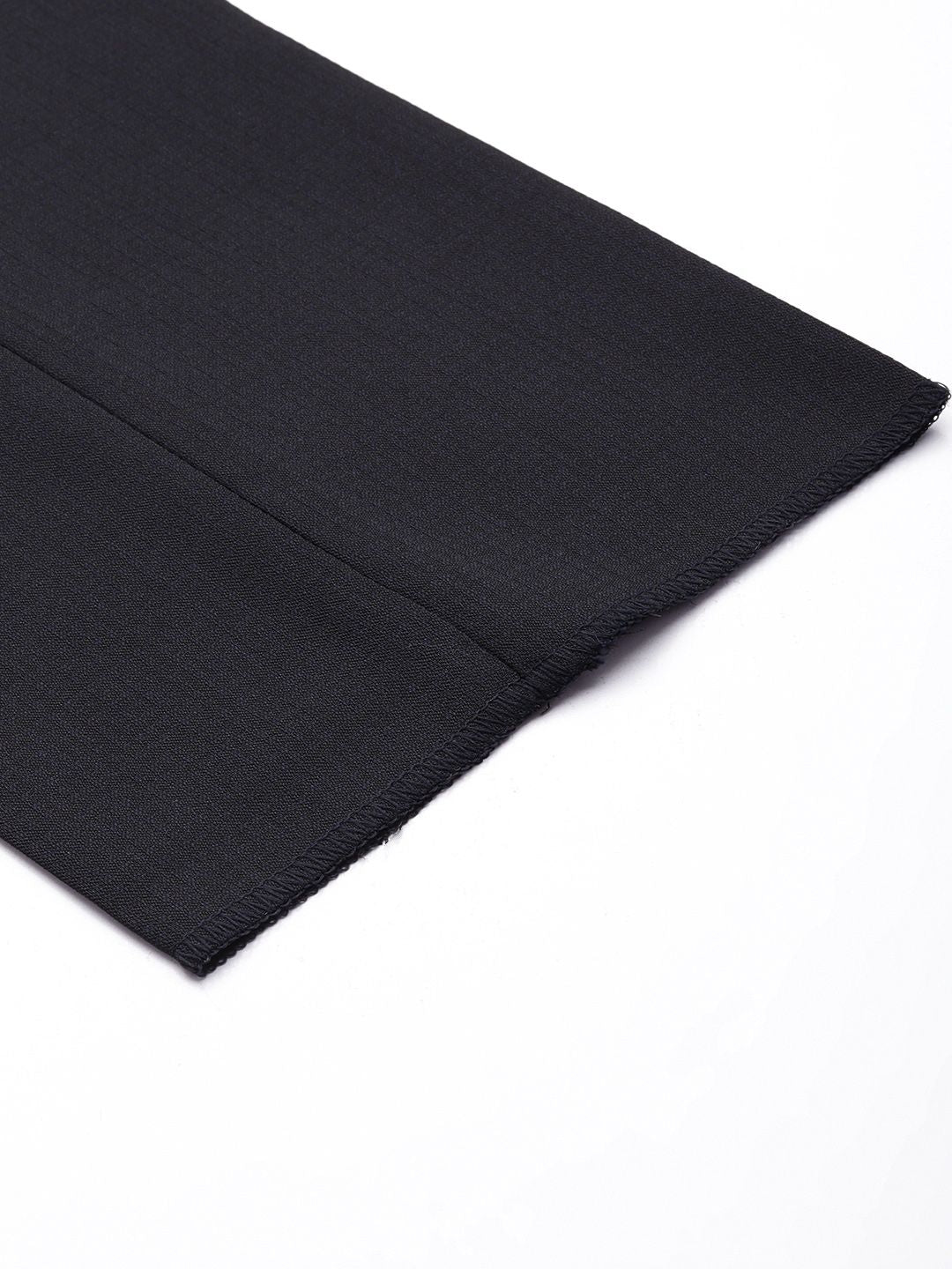 Raymond Men Mid-Rise Self Design Slim Fit Textured Formal Trousers