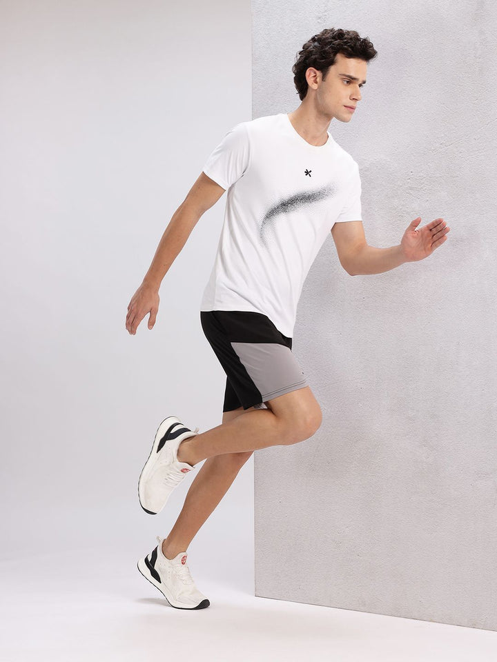 HRX by Hrithik Roshan Men Colourblocked Rapid-Dry Running Shorts