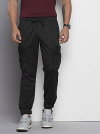 The Indian Garage Co Men Textured Joggers