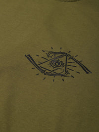 DILLINGER Embroidered Oversize Pure Cotton Longline T-shirt