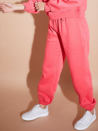 SASSAFRAS BASICS Women Relaxed Fit Fleece Joggers