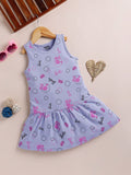 Happy Faces Pure Cotton Brabie Print A-Line Dress