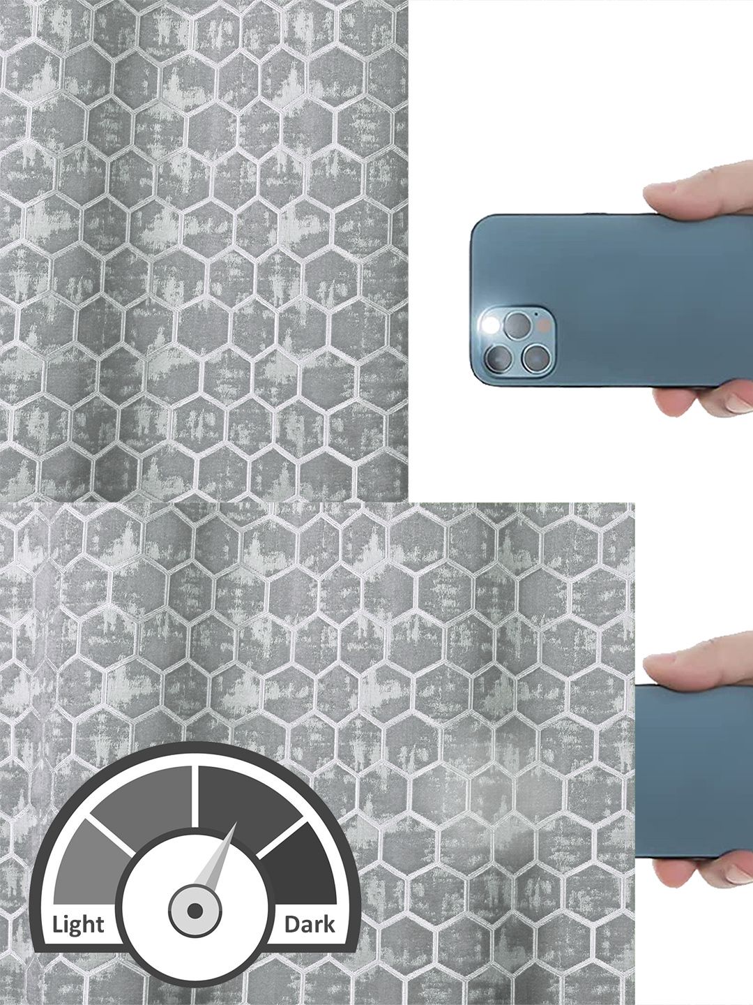 Story@Home Jacquard 400 GSM 7 feet 1 U Door Curtain